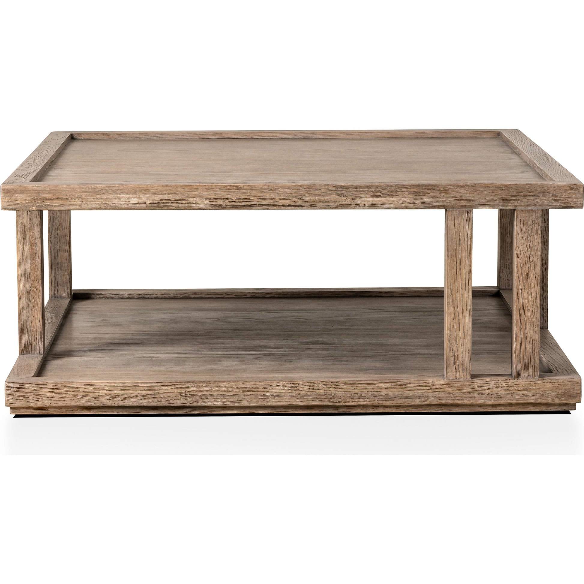 Charley Coffee Table by Four Hands. Made from oak veneer, solid oak in a modern style.