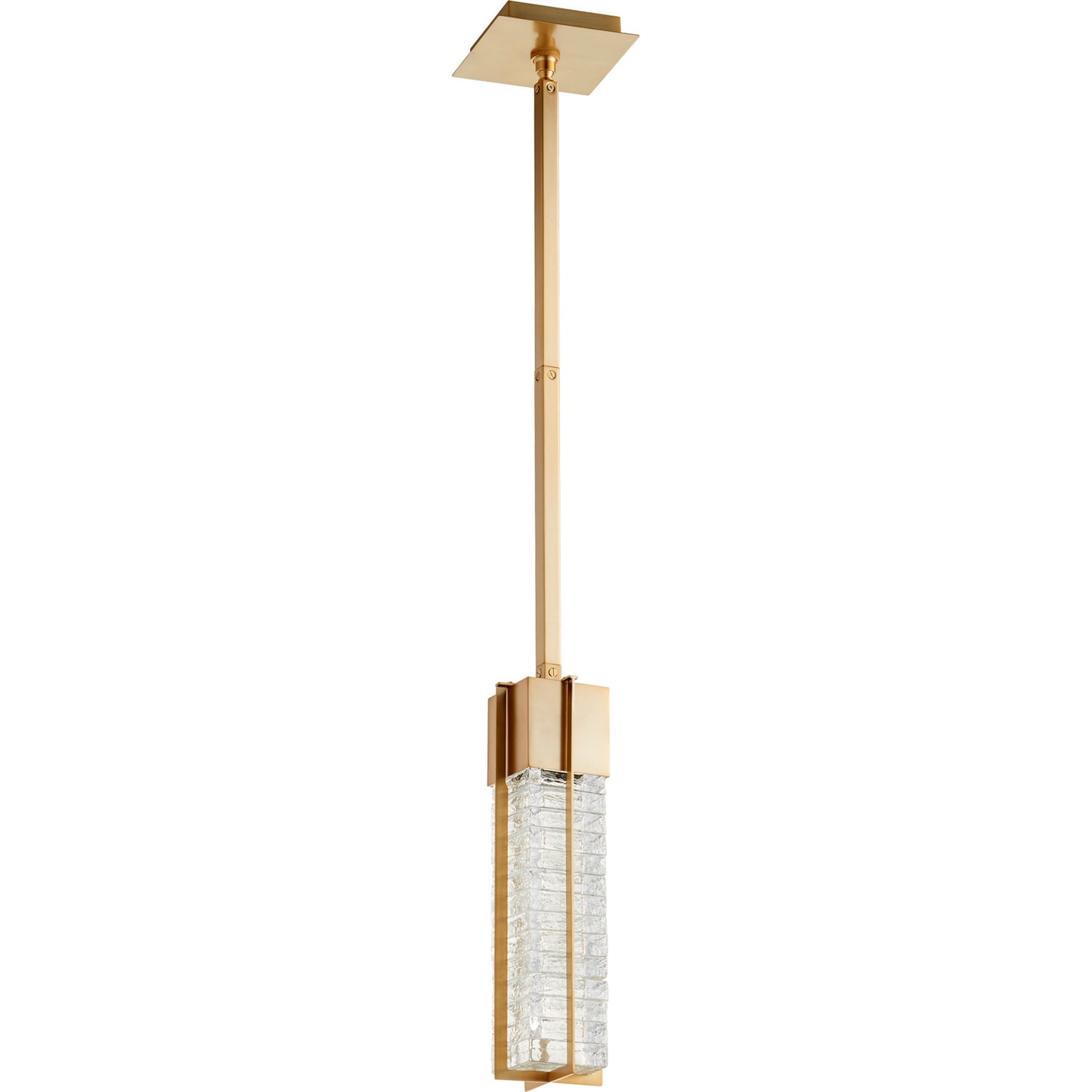 000 S-342001 | Primary Silo | Kallick Pendant by Cyan Design in aged brass. Made from glass, metal in a modern style.
