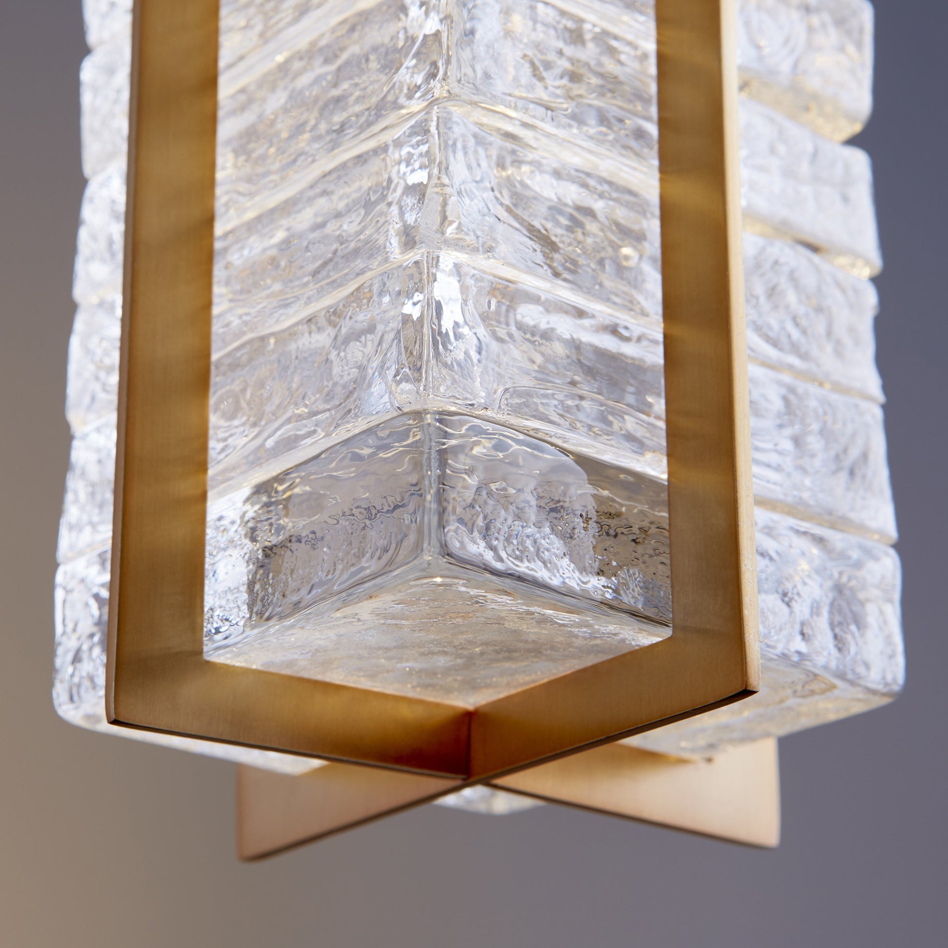 Kallick Pendant by Cyan Design in aged brass. Made from glass, metal in a modern style.