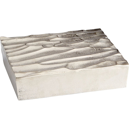 Greenwich Container by Cyan Design in silver. Made from aluminum in a eclectic & global style.