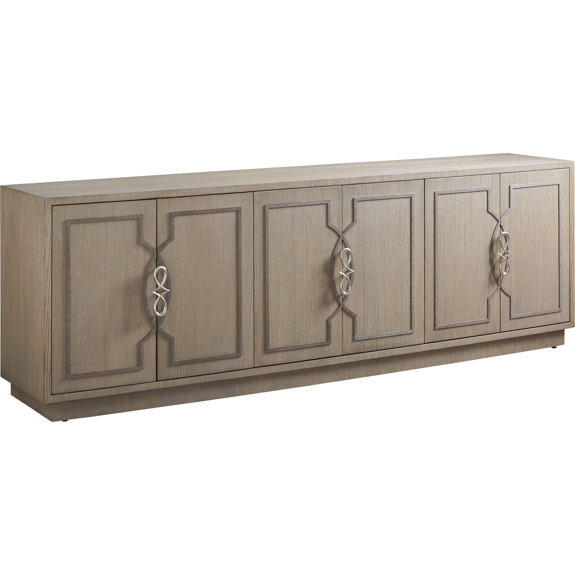 Grove Park Long Media Console by Sligh in dove gray. Made from unique in a transitional style.