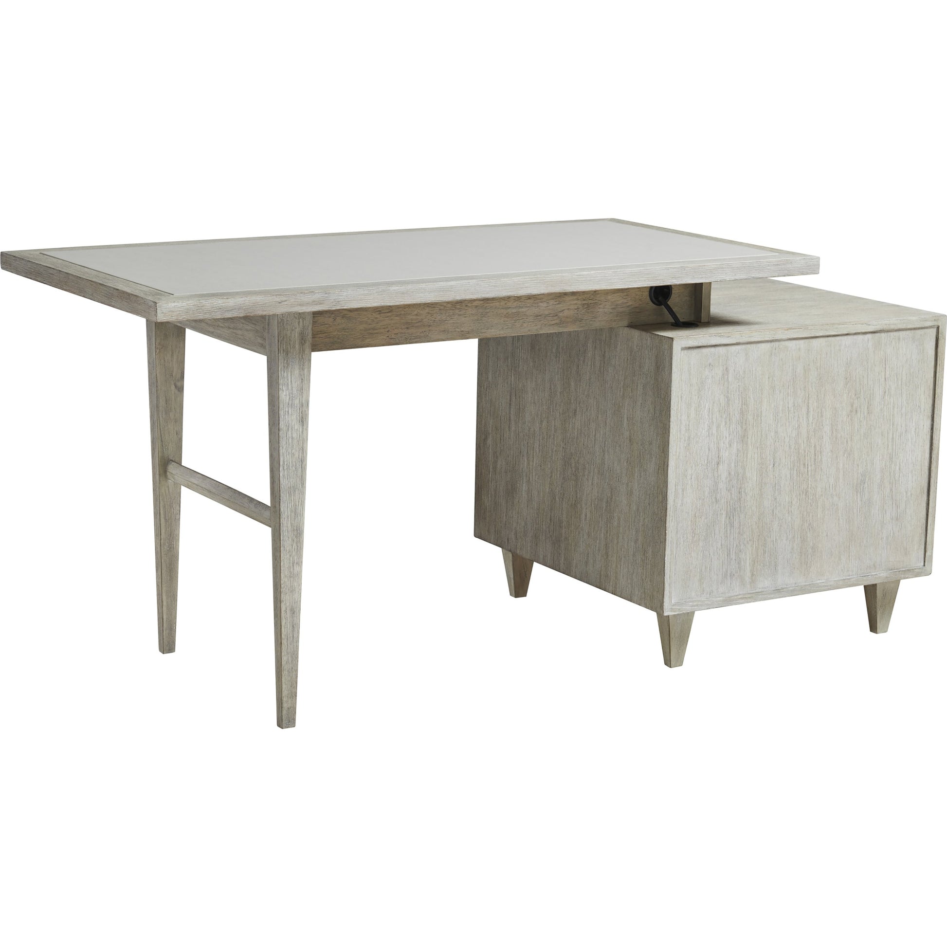 Domus Writing Desk by Sligh in fog gray. Made from unique in a modern style.