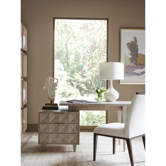 Domus Writing Desk by Sligh in fog gray. Made from unique in a modern style.