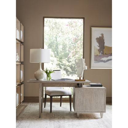 Domus Writing Desk by Sligh in fog gray. Made from unique in a modern style.