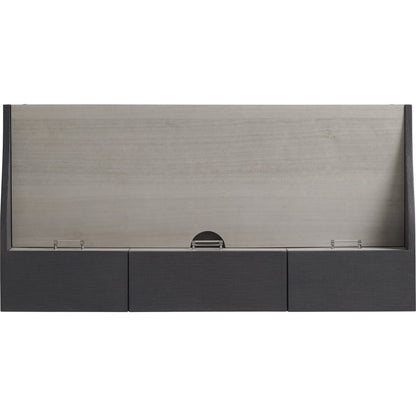 Anthology Writing Desk by Sligh in slate gray. Made from unique in a transitional style.