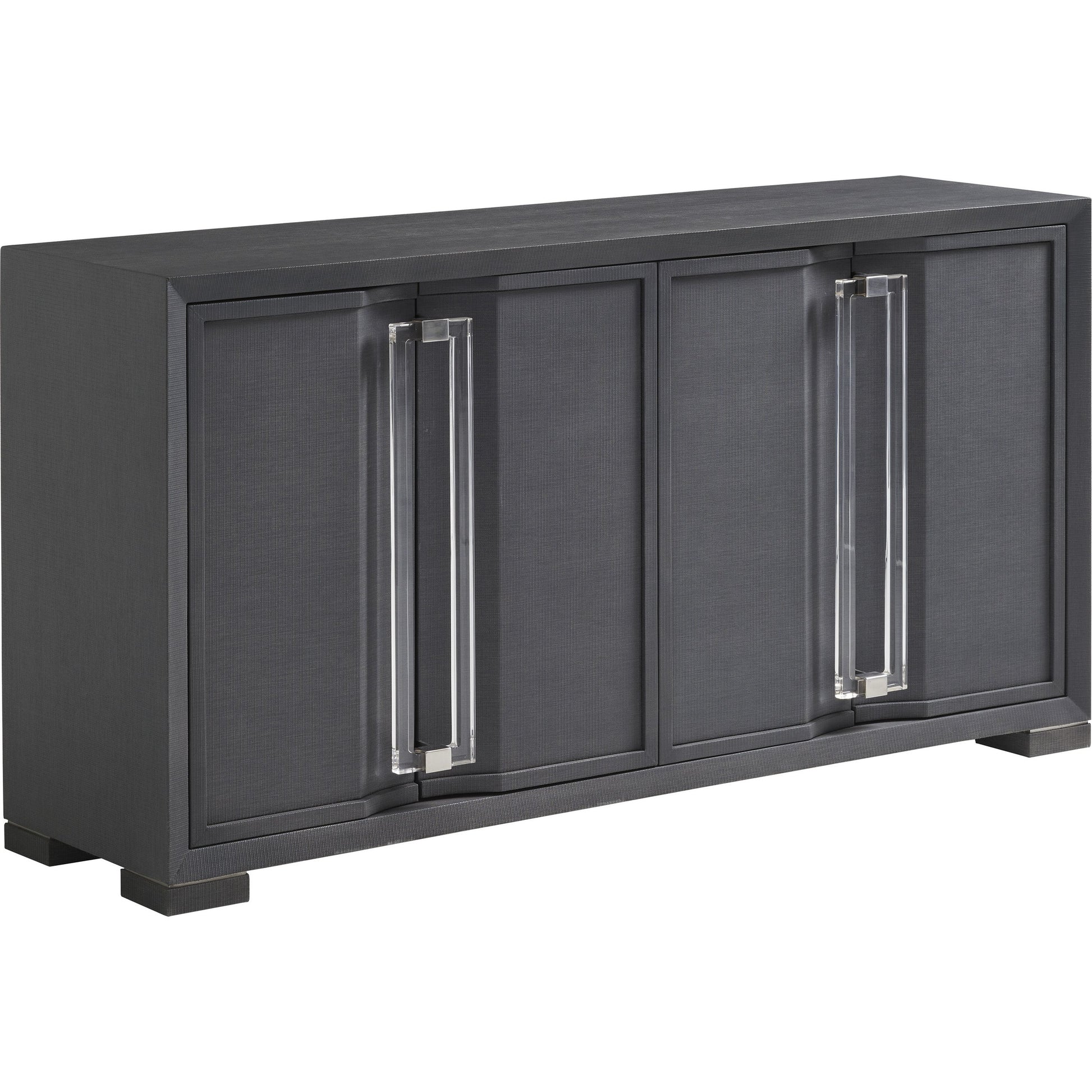 Anthology Media Console by Sligh in slate gray. Made from unique in a modern style.
