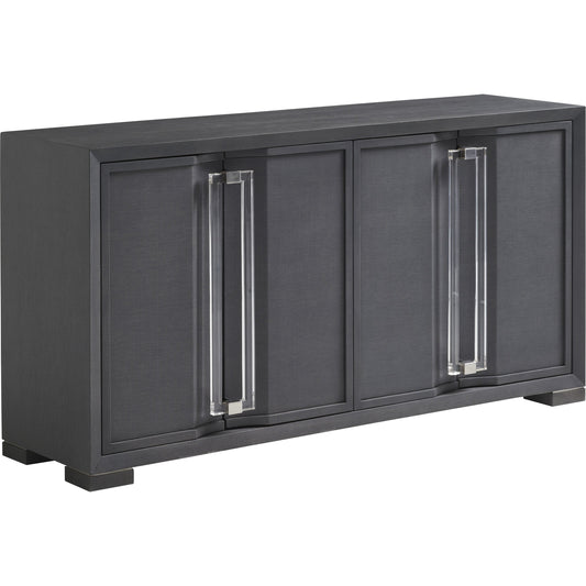 Anthology Media Console by Sligh in slate gray. Made from unique in a modern style.