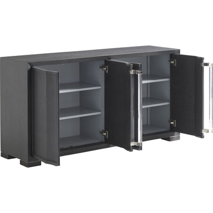 Anthology Media Console by Sligh in slate gray. Made from unique in a modern style.