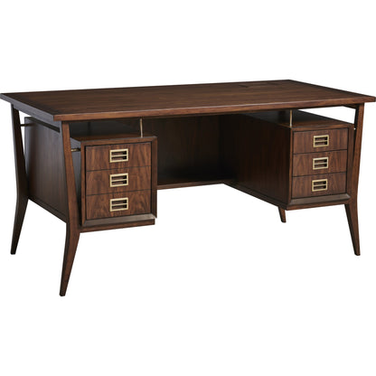 Cranbrook Writing Desk by Sligh in walnut. Made from unique in a traditional style.