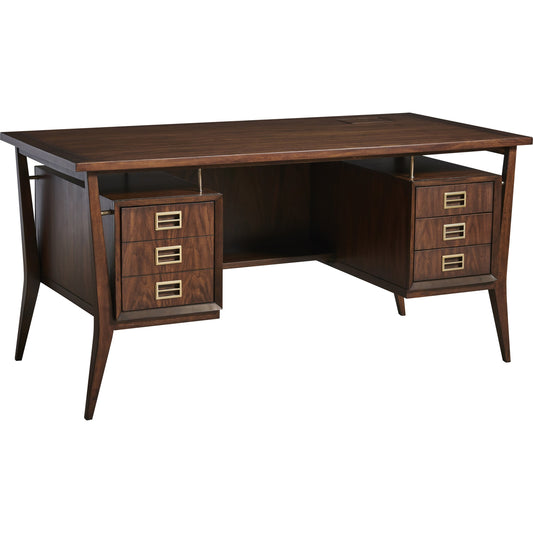 Cranbrook Writing Desk by Sligh in walnut. Made from unique in a traditional style.