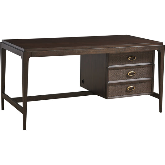 Irving Writing Desk by Sligh in dark brown. Made from unique in a transitional style.