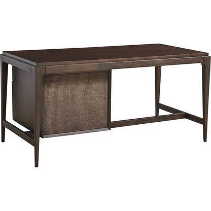 Irving Writing Desk by Sligh in dark brown. Made from unique in a transitional style.