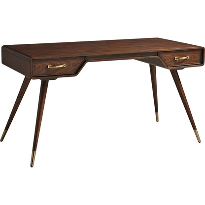 Cassina Writing Desk by Sligh in walnut. Made from unique in a traditional style.