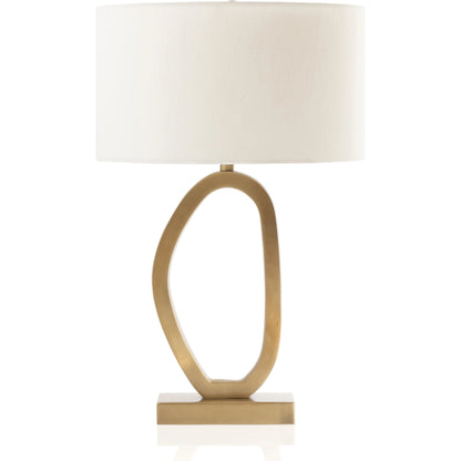 Bingley Table Lamp by Four Hands. Made from aluminum, 60% polyester, 40% viscose (rayon) in a modern style.