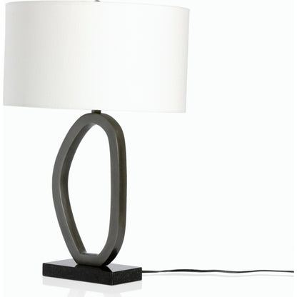 Bingley Table Lamp by Four Hands. Made from aluminum, 60% polyester, 40% viscose (rayon) in a modern style.