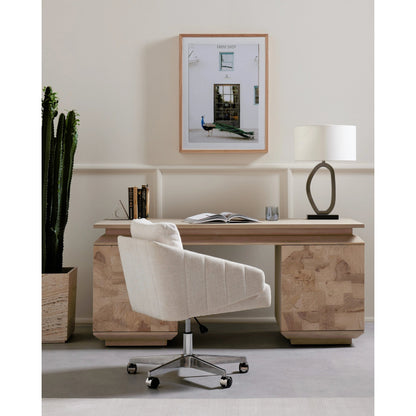 Bingley Table Lamp by Four Hands. Made from aluminum, 60% polyester, 40% viscose (rayon) in a modern style.