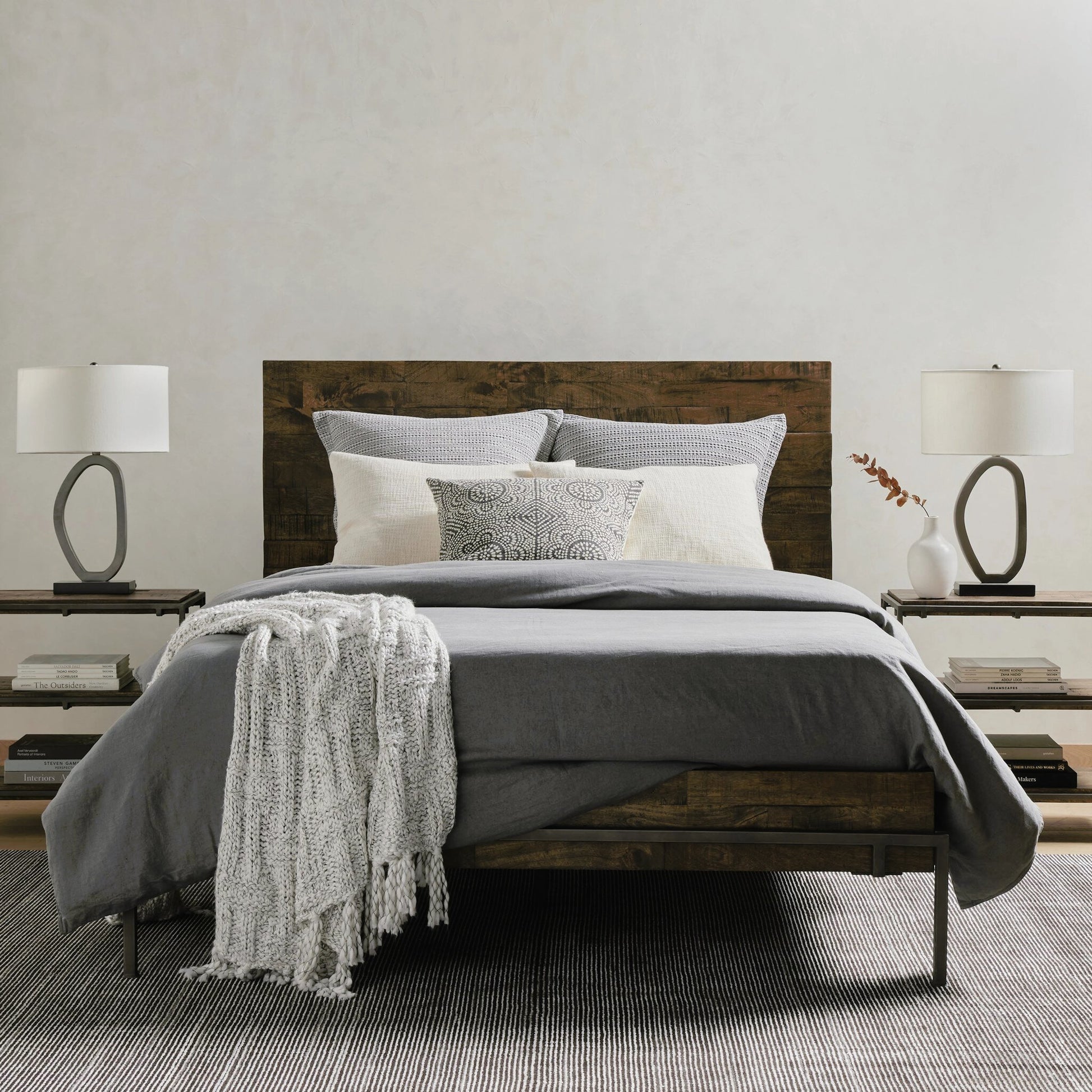 Bingley Table Lamp by Four Hands. Made from aluminum, 60% polyester, 40% viscose (rayon) in a modern style.