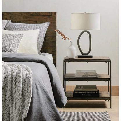 Bingley Table Lamp by Four Hands. Made from aluminum, 60% polyester, 40% viscose (rayon) in a modern style.