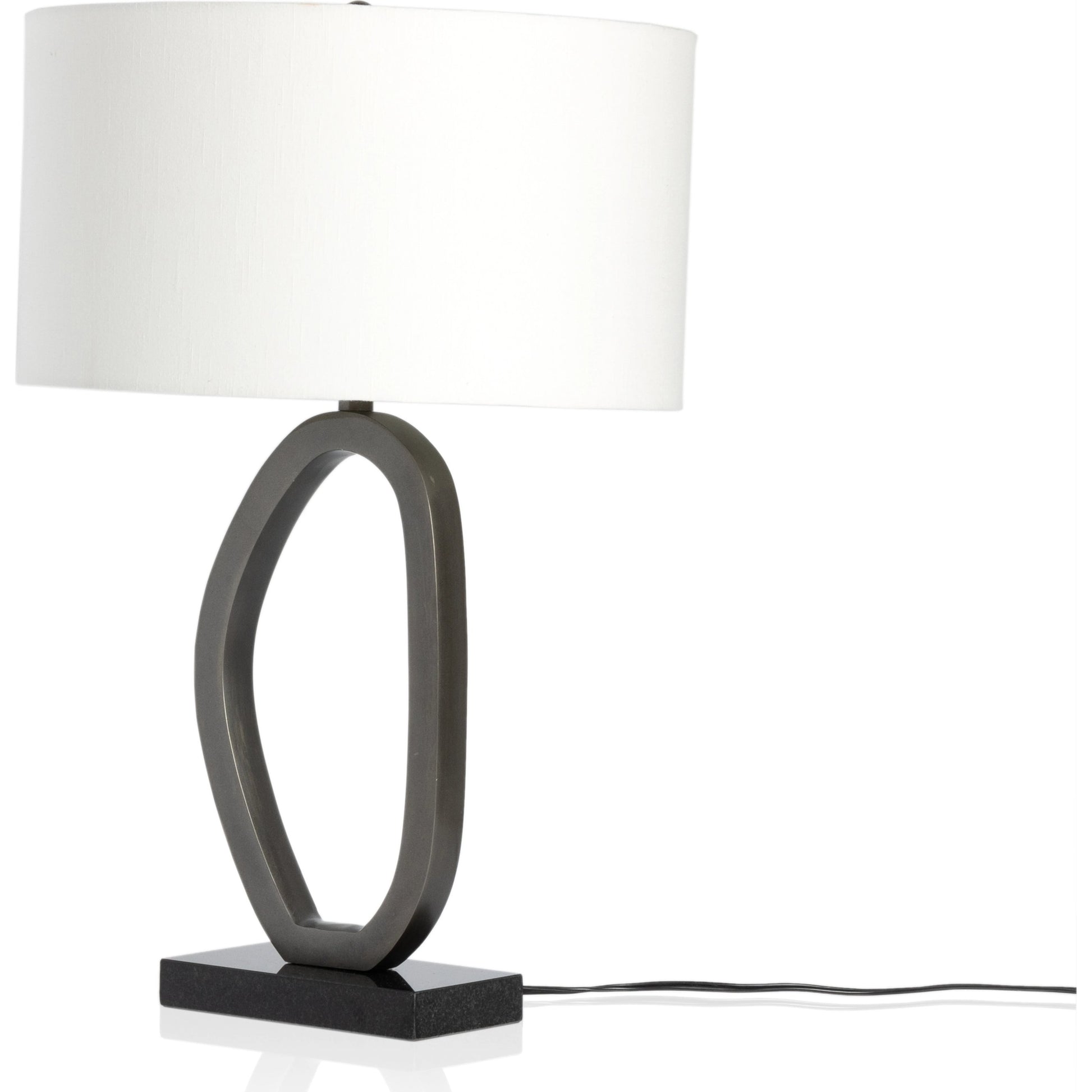 Bingley Table Lamp by Four Hands. Made from aluminum, 60% polyester, 40% viscose (rayon) in a modern style.