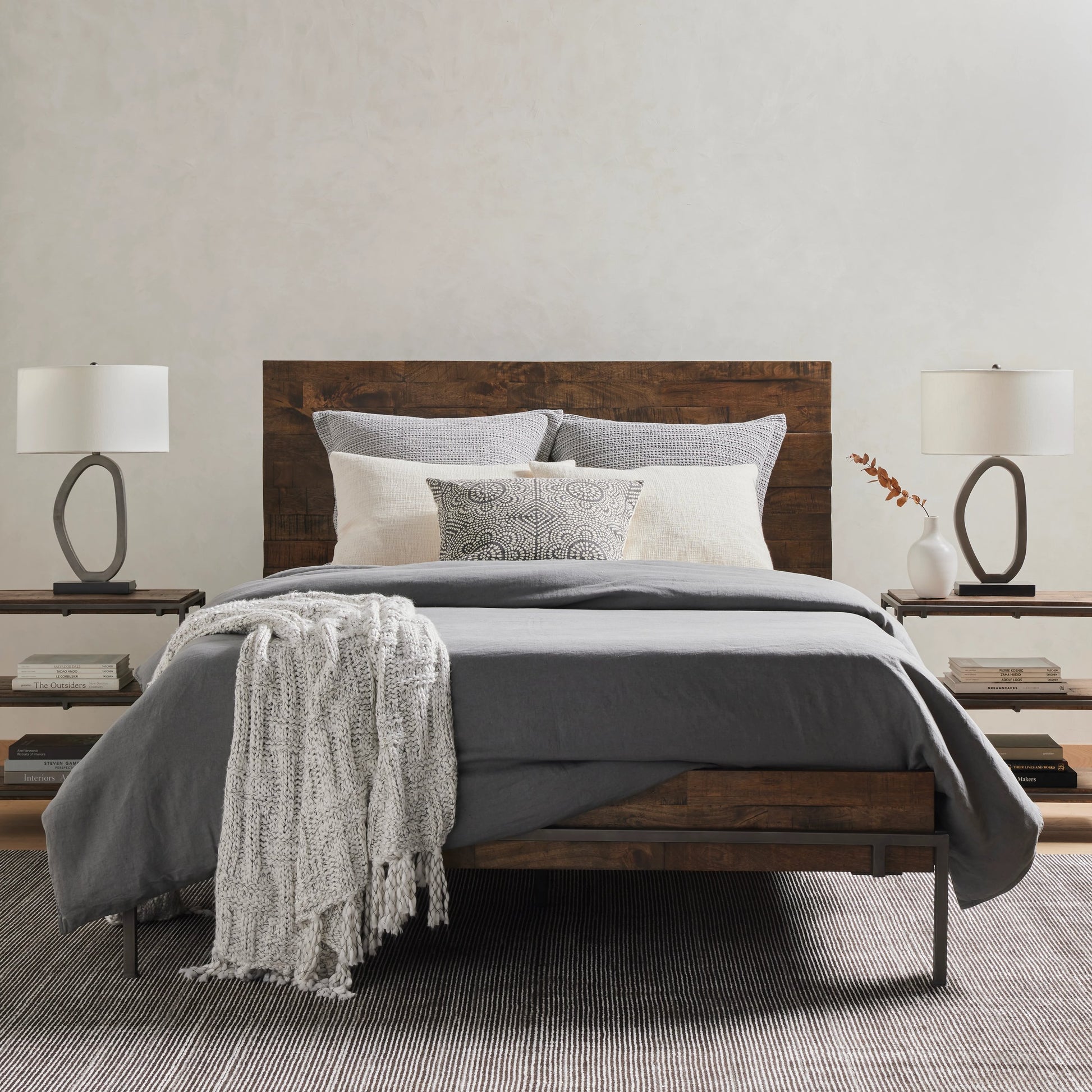 Bingley Table Lamp by Four Hands. Made from aluminum, 60% polyester, 40% viscose (rayon) in a modern style.