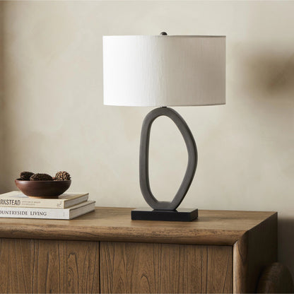 Bingley Table Lamp by Four Hands. Made from aluminum, 60% polyester, 40% viscose (rayon) in a modern style.