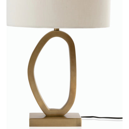 Bingley Table Lamp by Four Hands. Made from aluminum, 60% polyester, 40% viscose (rayon) in a modern style.