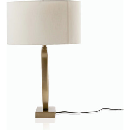 Bingley Table Lamp by Four Hands. Made from aluminum, 60% polyester, 40% viscose (rayon) in a modern style.