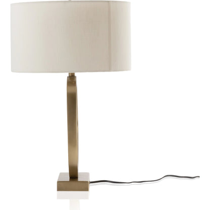 Bingley Table Lamp by Four Hands. Made from aluminum, 60% polyester, 40% viscose (rayon) in a modern style.