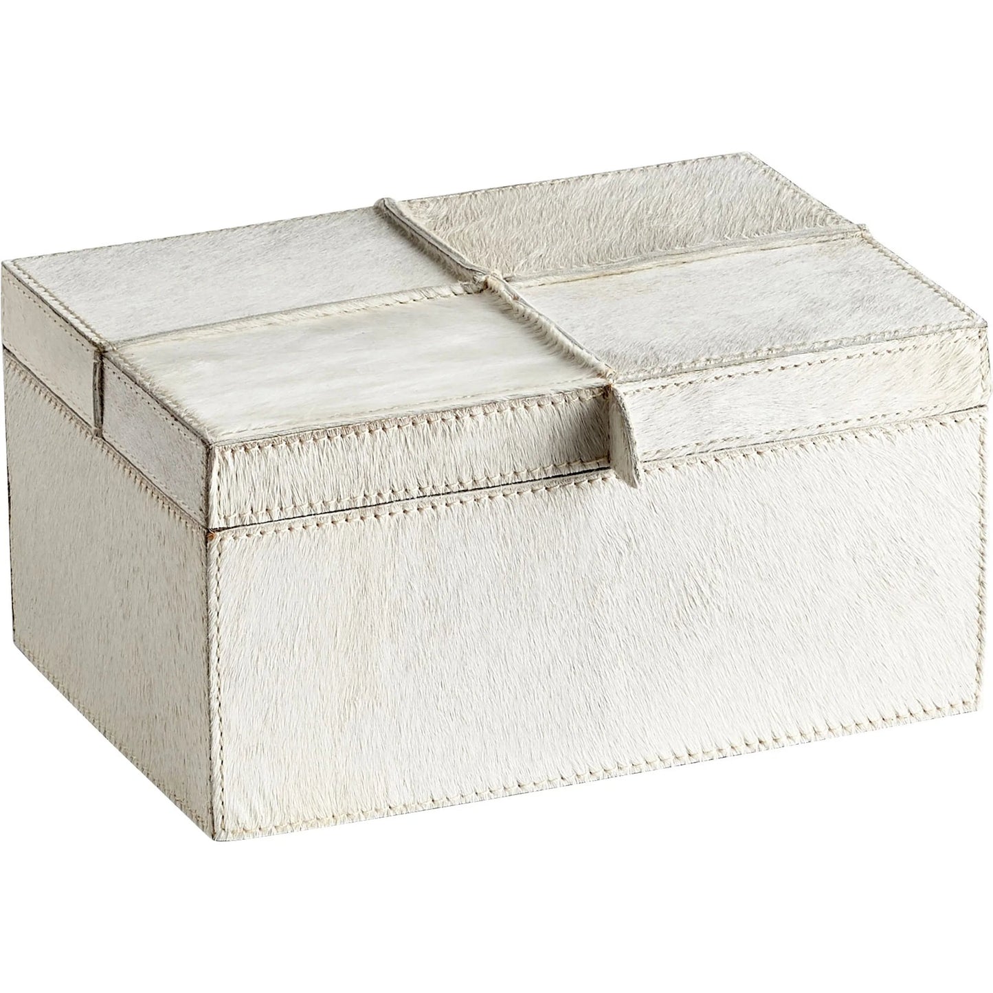 001 S-341896 | Primary Silo | Brixton Container by Cyan Design in gray. Made from leather, suede in a rustic style.