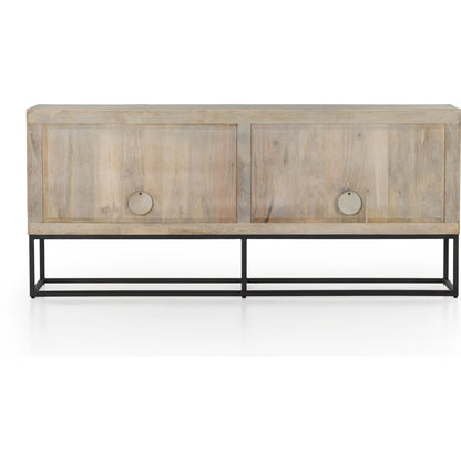 Kelby Sideboard by Four Hands. Made from solid mango, iron in a modern style.