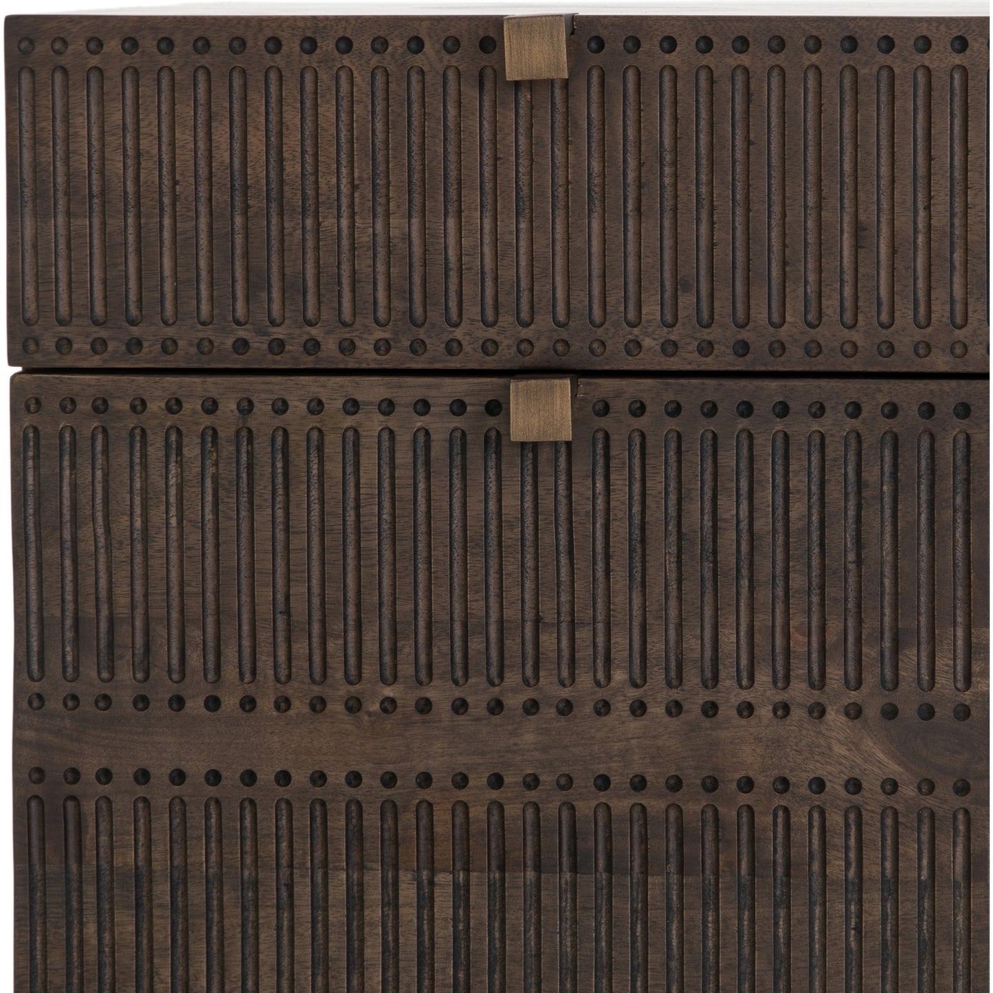 013 SI-1797823 | Additional Silo | Kelby Filing Cabinet by Four Hands in gunmetal, carved vintage brown, vintage brown and vintage brown. Made from iron, solid mango in a modern style.
