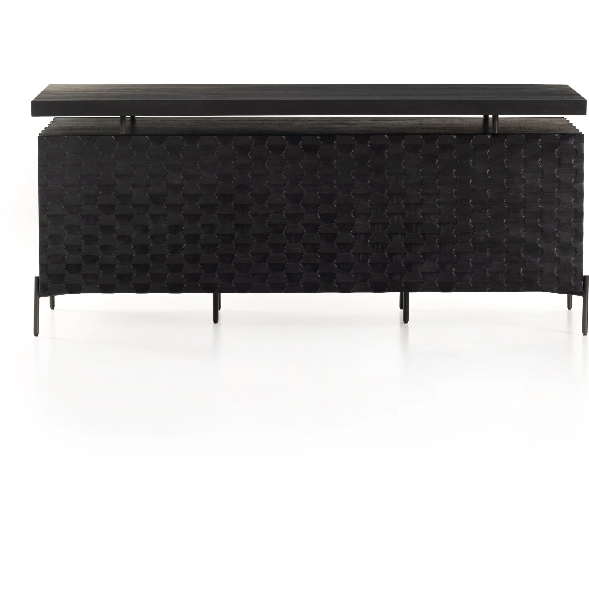 Raffael Desk by Four Hands. Made from solid mango, iron in a eclectic & global style.