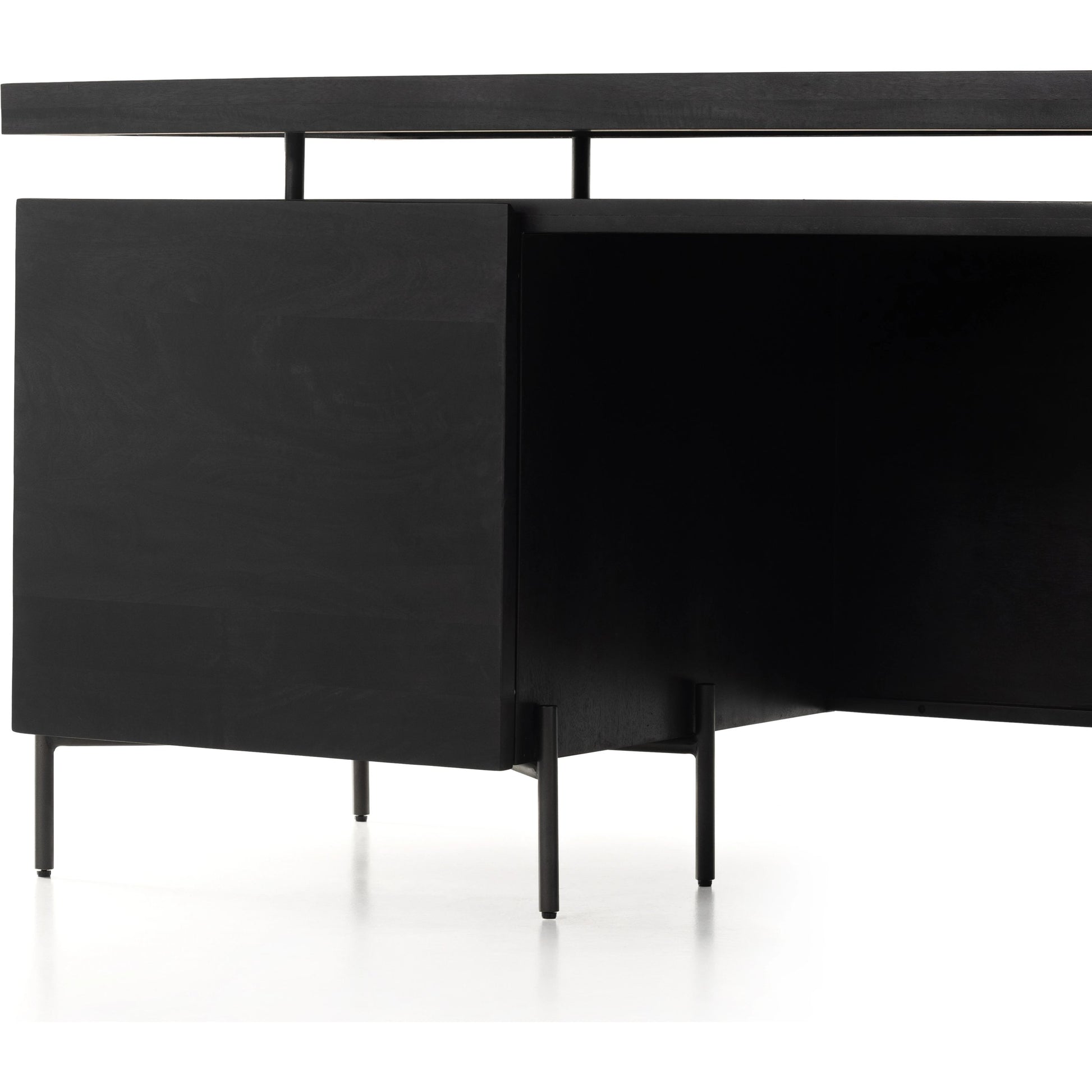 Raffael Desk by Four Hands. Made from solid mango, iron in a eclectic & global style.