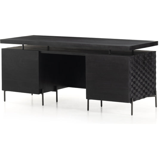 Raffael Desk by Four Hands. Made from solid mango, iron in a eclectic & global style.