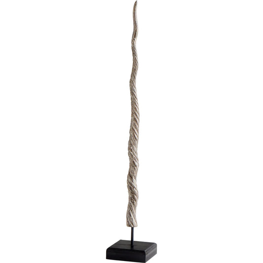 Addax Sculpture by Cyan Design in gray wash. Made from iron, wood in a eclectic & global style.