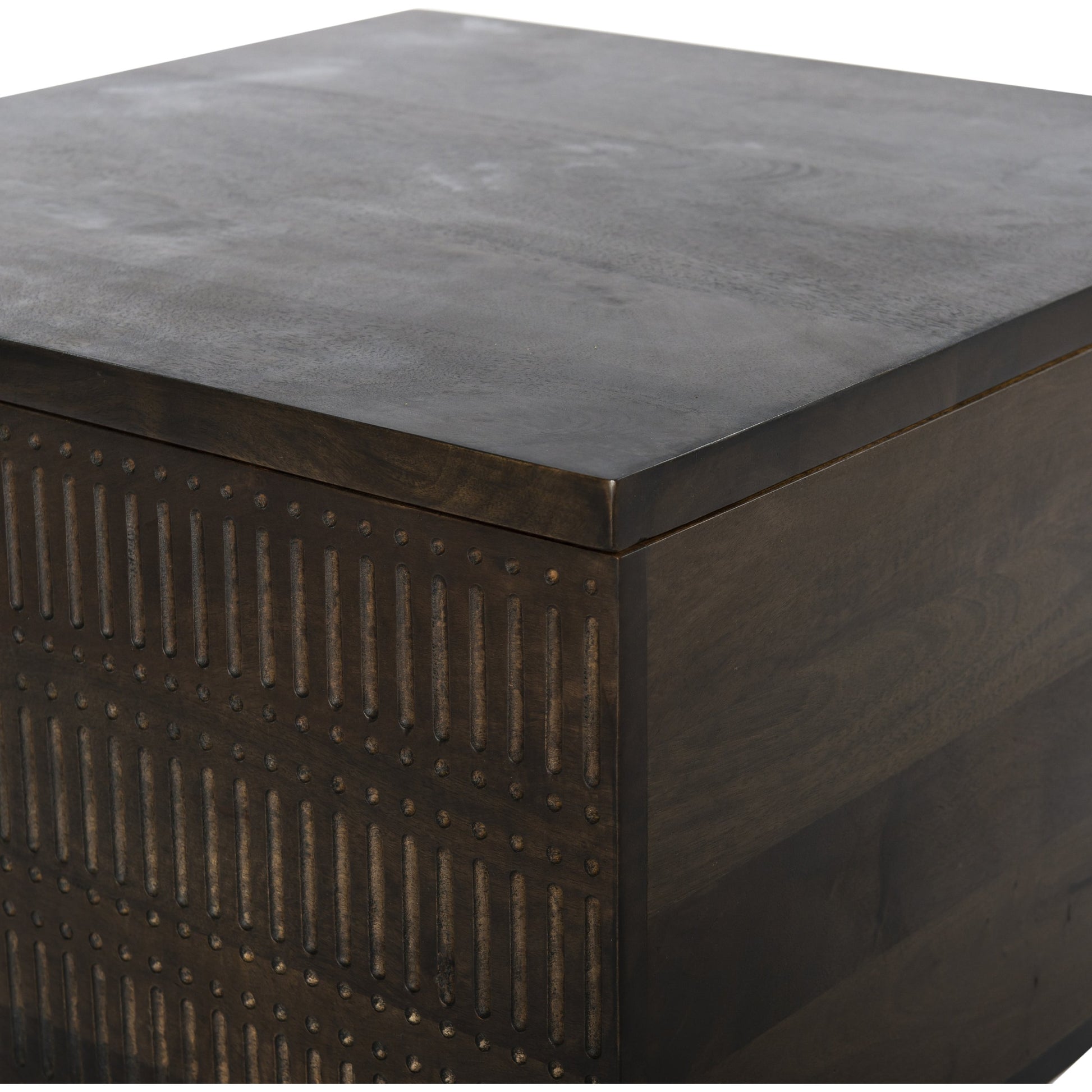 Kelby Storage Bunching Table by Four Hands. Made from iron, solid mango in a modern style.