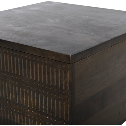 Kelby Storage Bunching Table by Four Hands. Made from iron, solid mango in a modern style.
