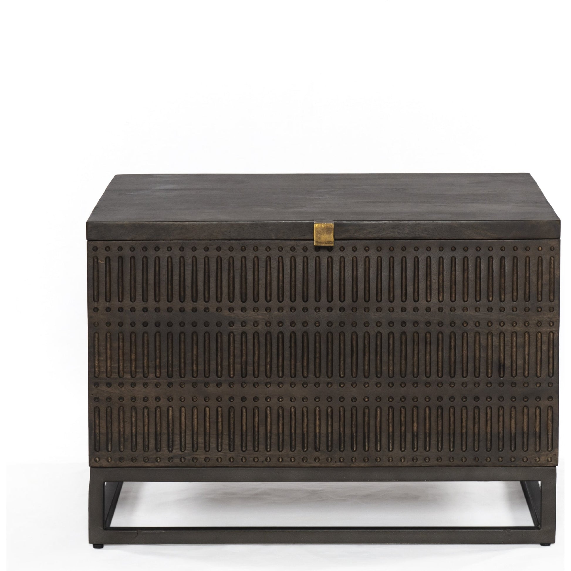 Kelby Storage Bunching Table by Four Hands. Made from iron, solid mango in a modern style.