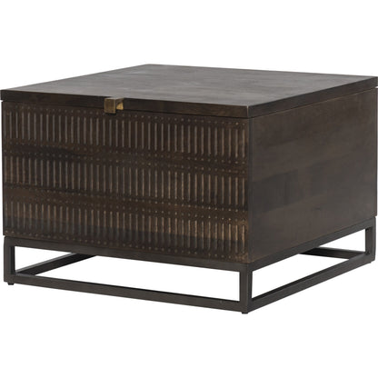 Kelby Storage Bunching Table by Four Hands. Made from iron, solid mango in a modern style.