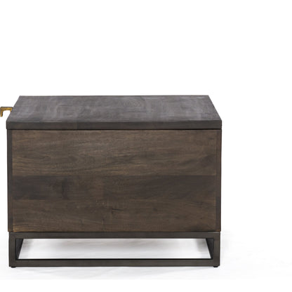 Kelby Storage Bunching Table by Four Hands. Made from iron, solid mango in a modern style.