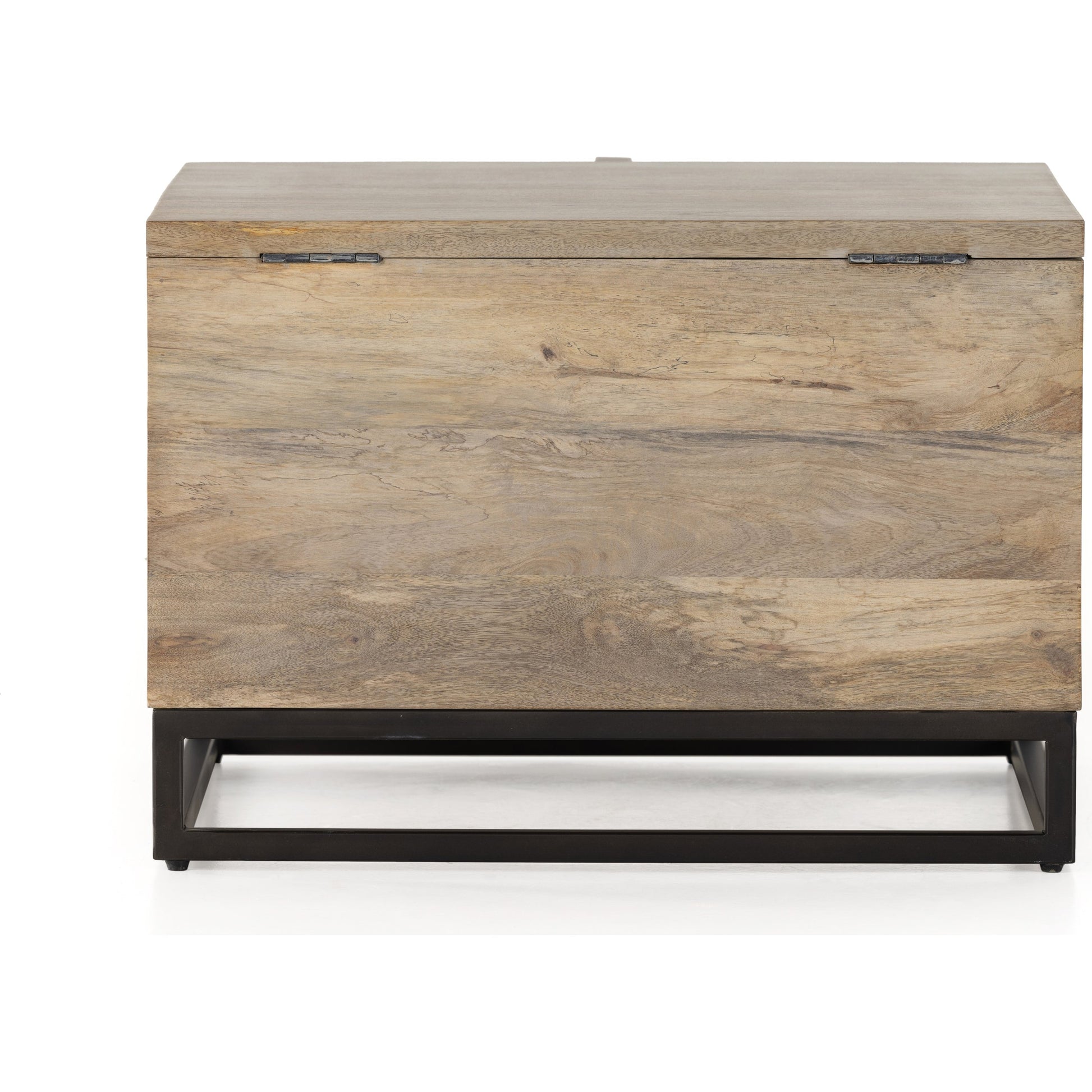 Kelby Storage Bunching Table by Four Hands. Made from iron, solid mango in a modern style.