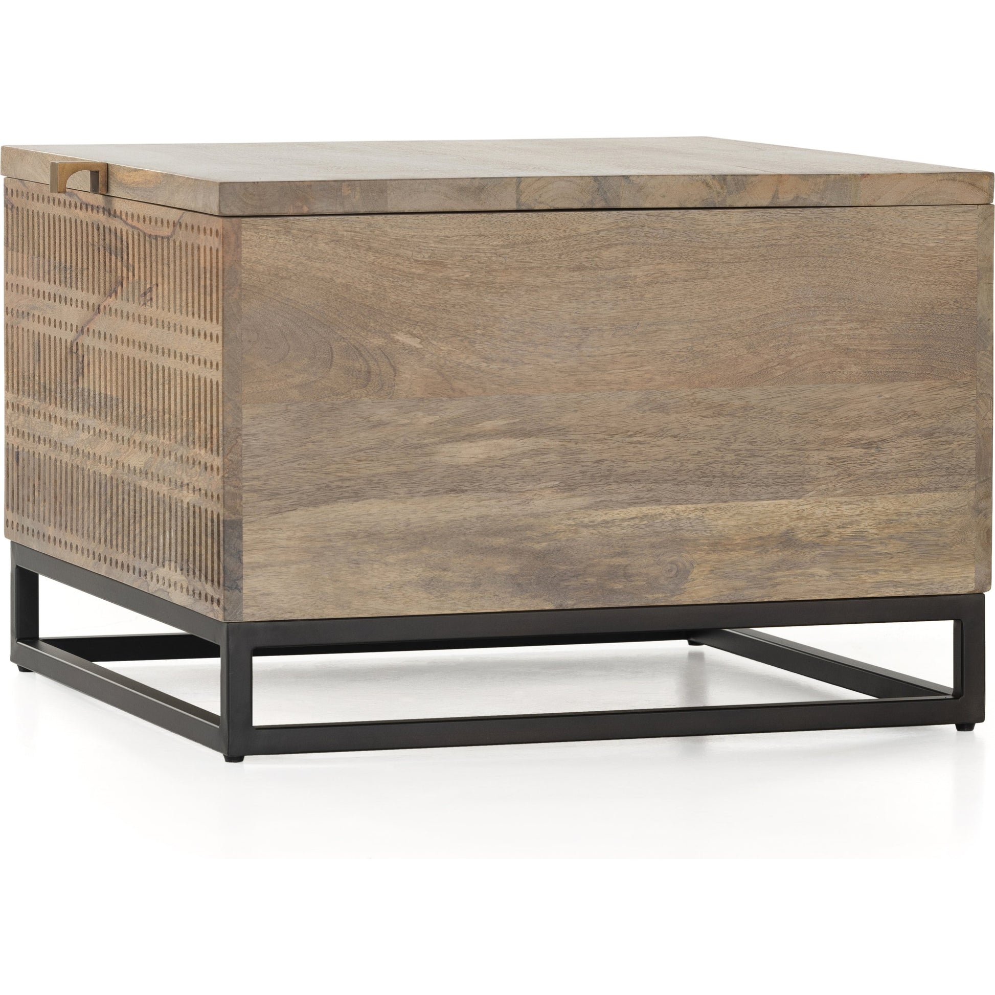 Kelby Storage Bunching Table by Four Hands. Made from iron, solid mango in a modern style.