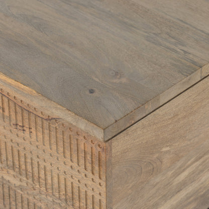 Kelby Storage Bunching Table by Four Hands. Made from iron, solid mango in a modern style.