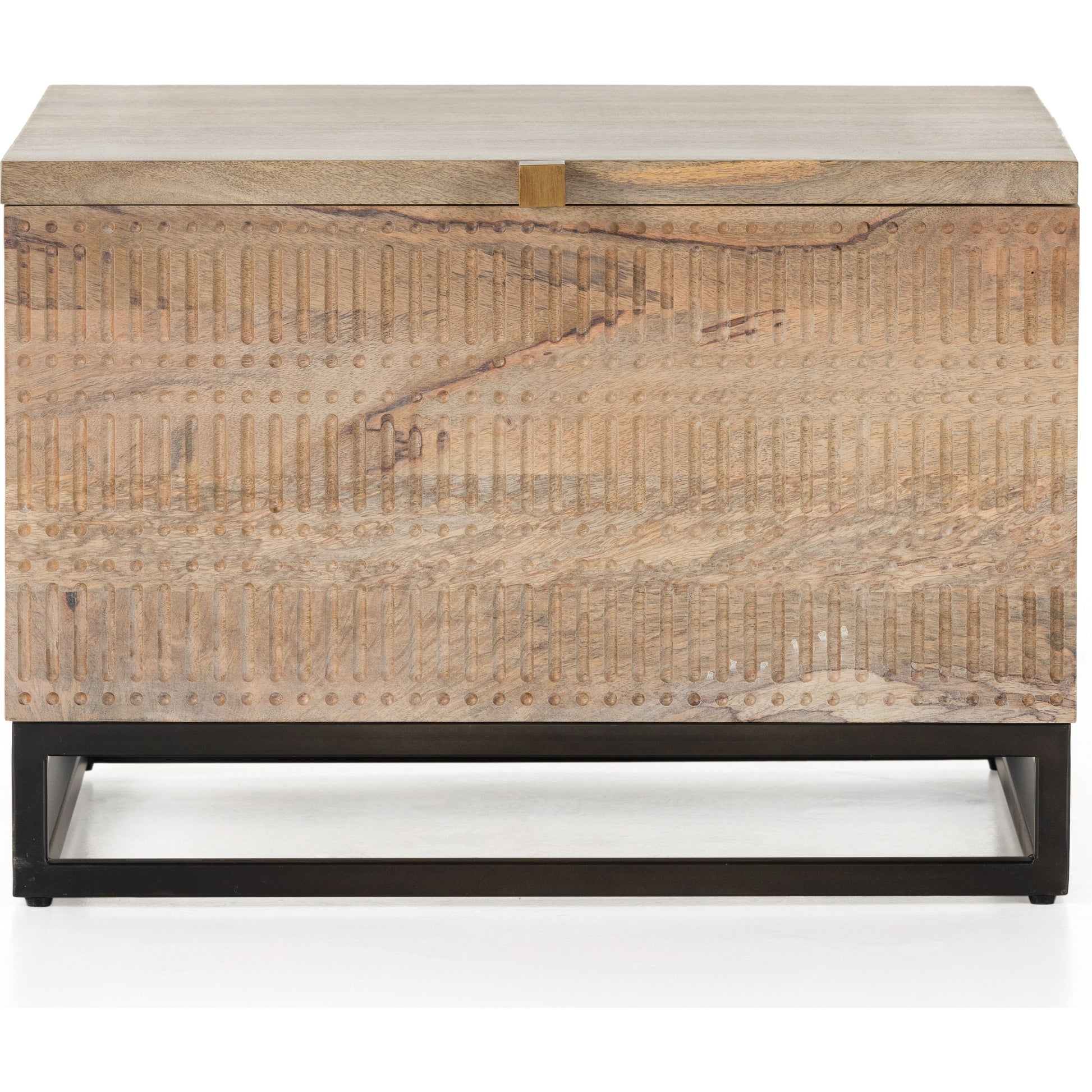 Kelby Storage Bunching Table by Four Hands. Made from iron, solid mango in a modern style.