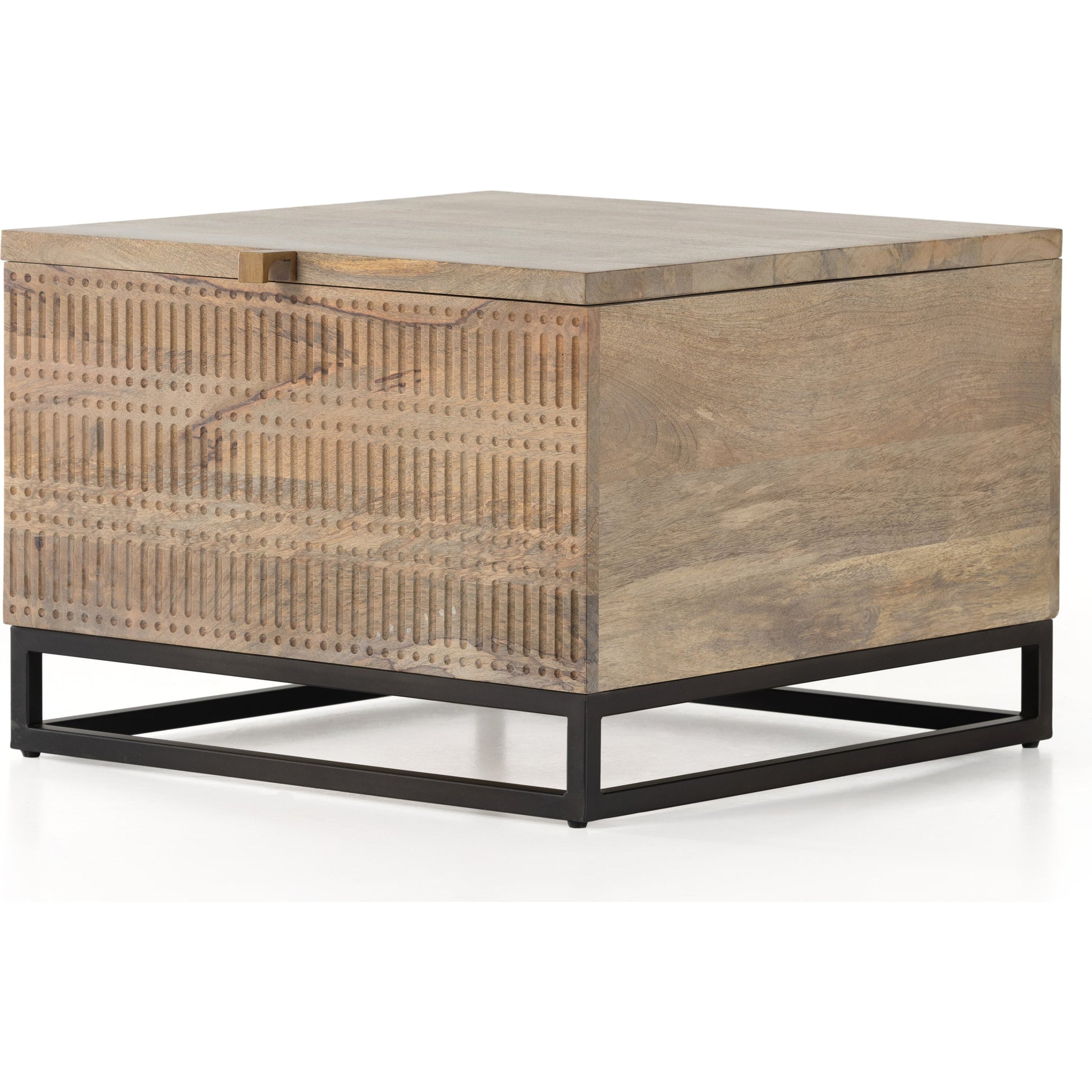 Kelby Storage Bunching Table by Four Hands. Made from iron, solid mango in a modern style.