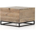 Kelby Storage Bunching Table by Four Hands. Made from iron, solid mango in a modern style.