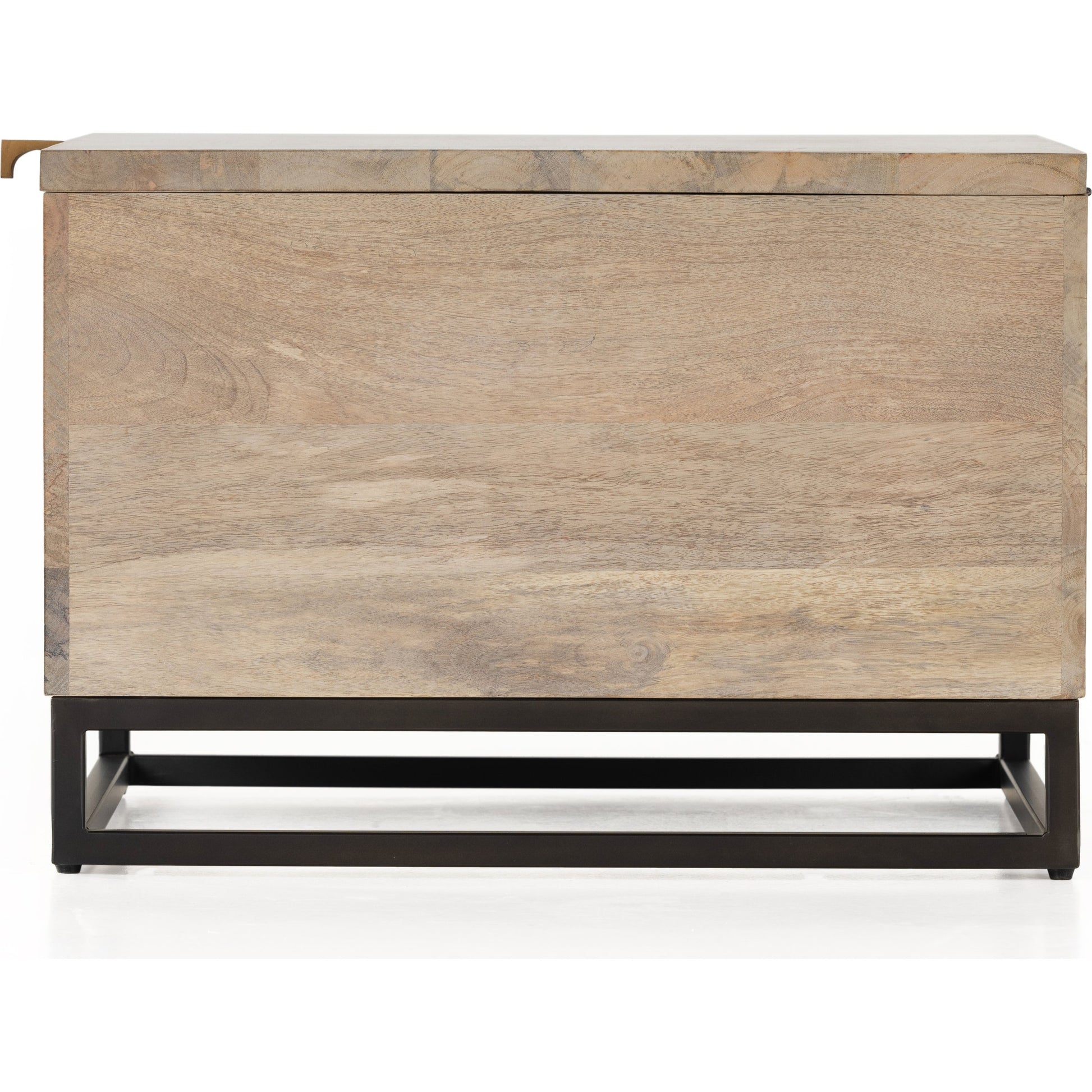Kelby Storage Bunching Table by Four Hands. Made from iron, solid mango in a modern style.
