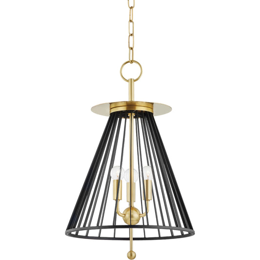 Cagney Pendant by Hudson Valley. Made from steel in a modern style.