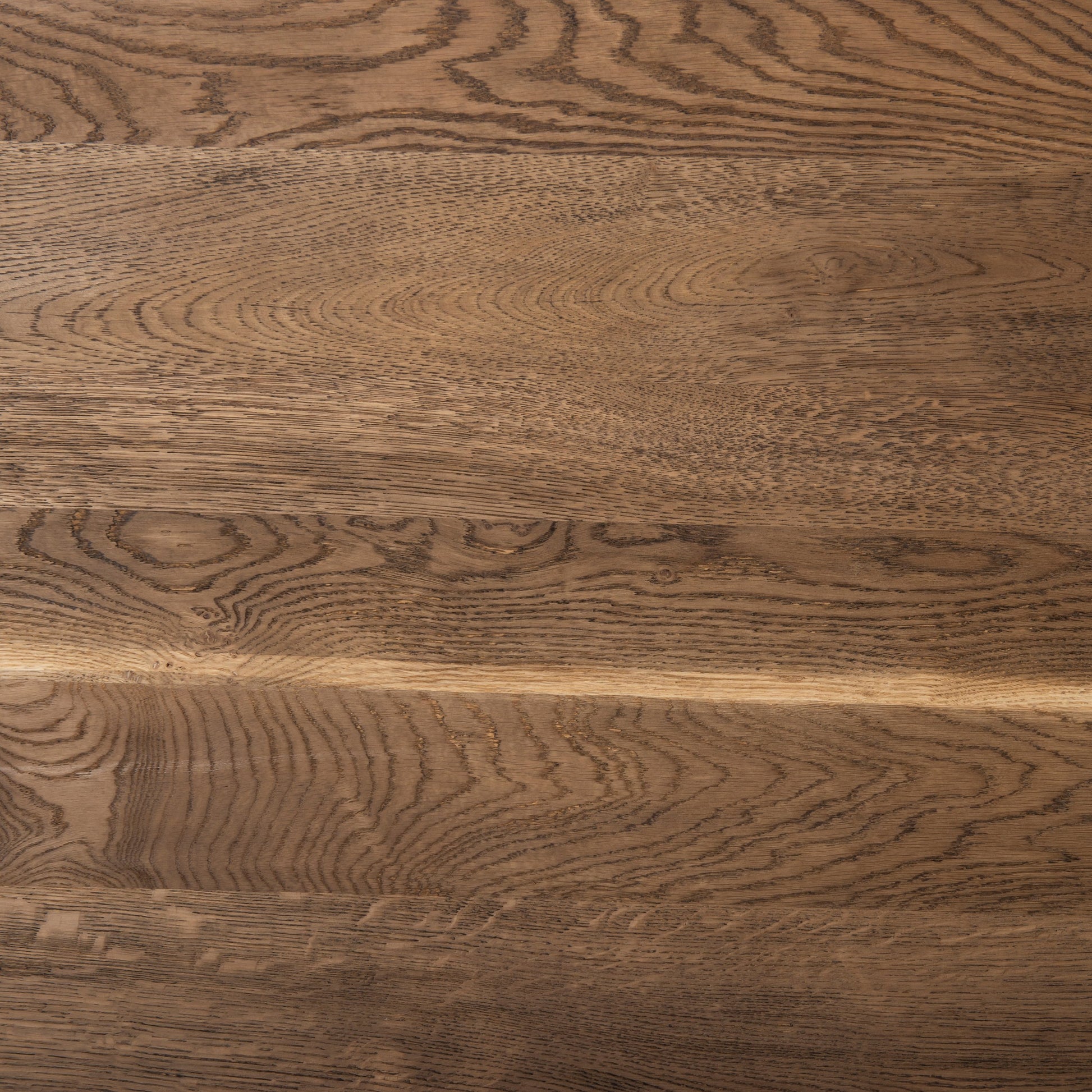 Erie Coffee Table by Four Hands in dark smoked oak. Made from solid oak in a rustic style.