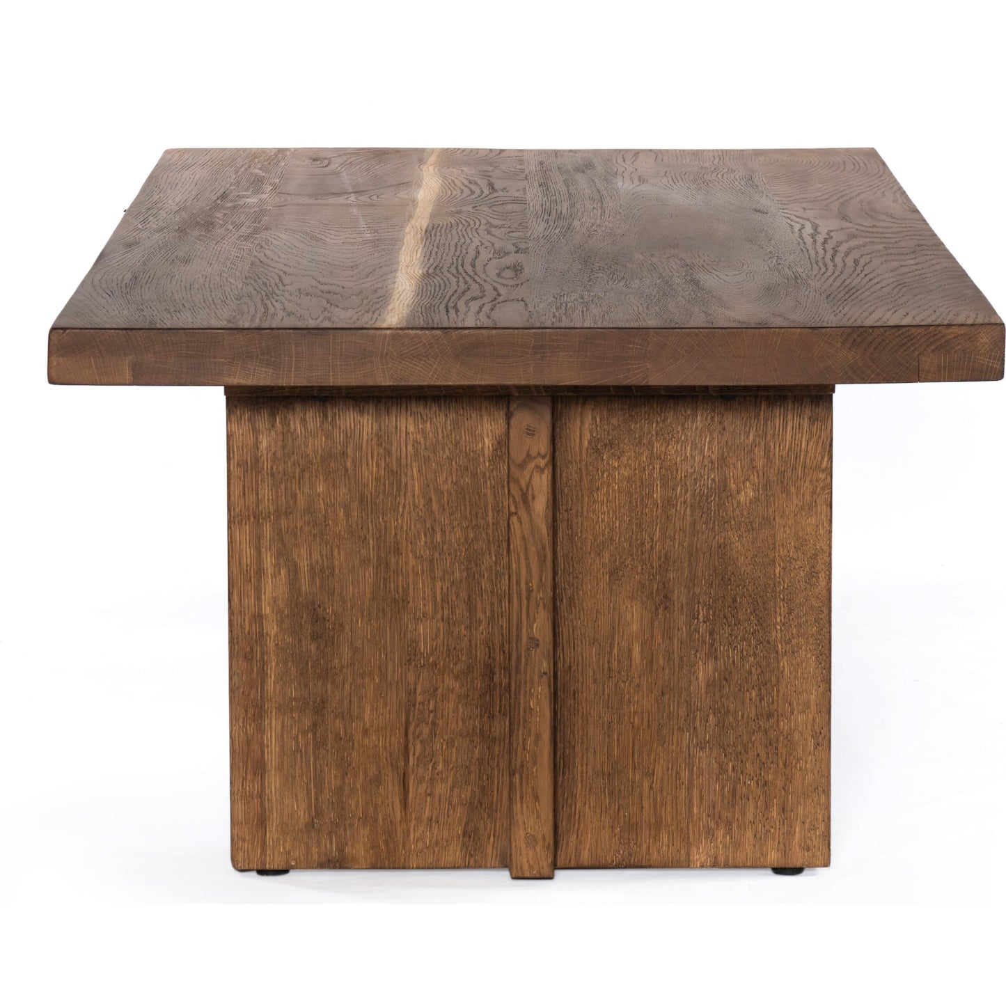 004 SI-1901084 | Additional Silo | Erie Coffee Table by Four Hands in dark smoked oak. Made from solid oak in a rustic style.